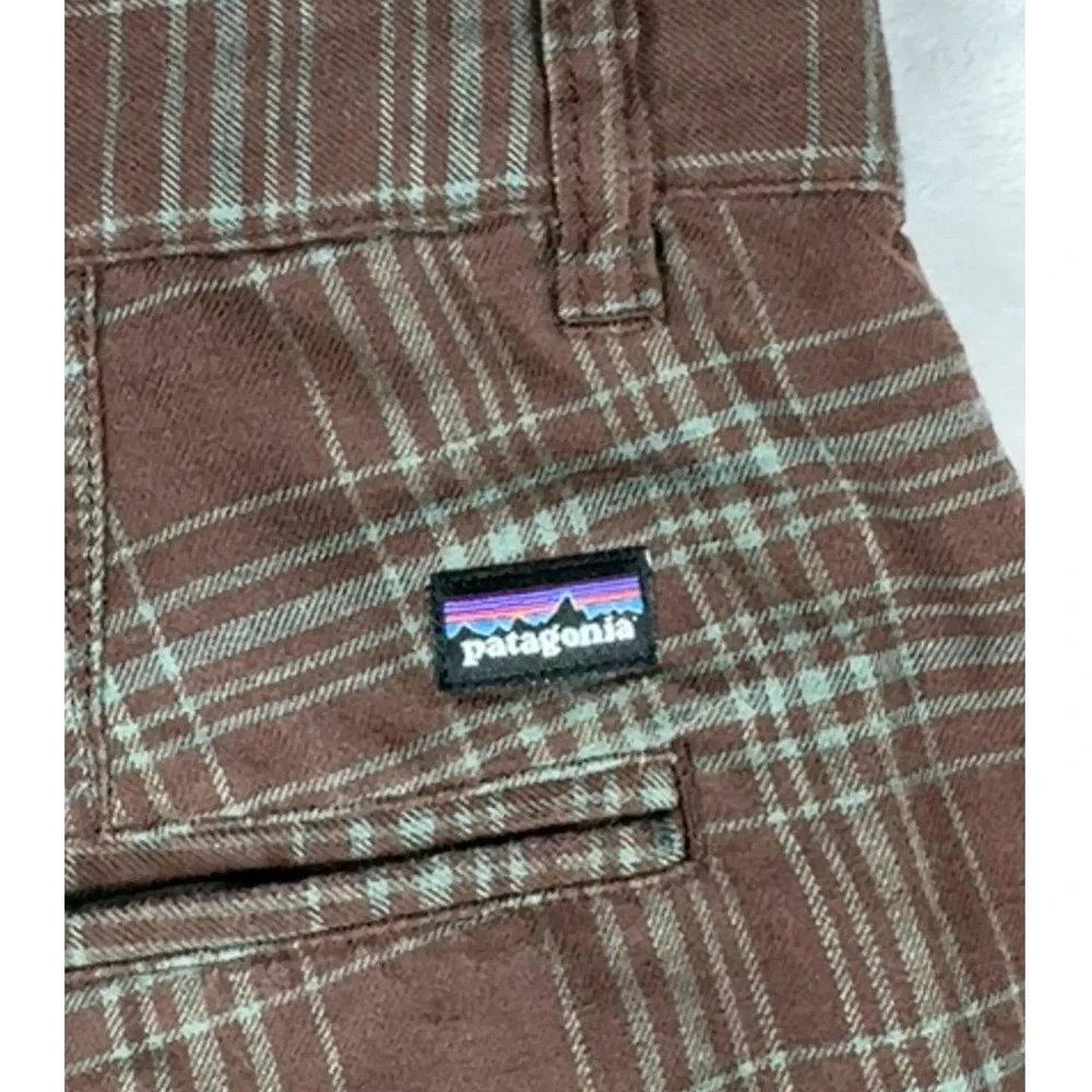 Patagonia Organic Cotton Polyester‎ Plaid Shorts Mens 38 9.5